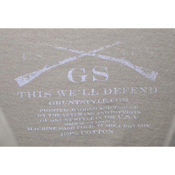 Grunt Style Green Safe Space Offended Triggered Tee Shirt Mens Large - Picture 5 of 5